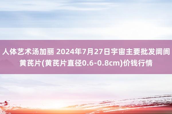 人体艺术汤加丽 2024年7月27日宇宙主要批发阛阓黄芪片(黄芪片直径0.6-0.8cm)价钱行情