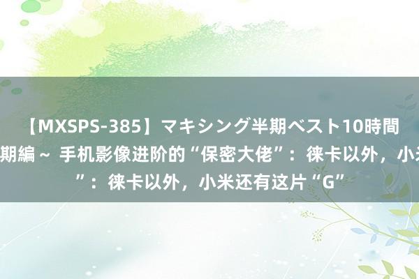 【MXSPS-385】マキシング半期ベスト10時間 ～2014年下半期編～ 手机影像进阶的“保密大佬”：徕卡以外，小米还有这片“G”