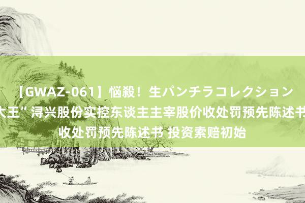 【GWAZ-061】悩殺！生パンチラコレクション 4時間 “拉链大王”浔兴股份实控东谈主主宰股价收处罚预先陈述书 投资索赔初始