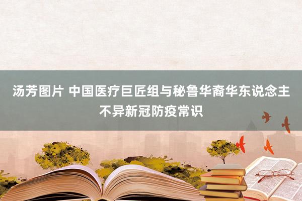 汤芳图片 中国医疗巨匠组与秘鲁华裔华东说念主不异新冠防疫常识