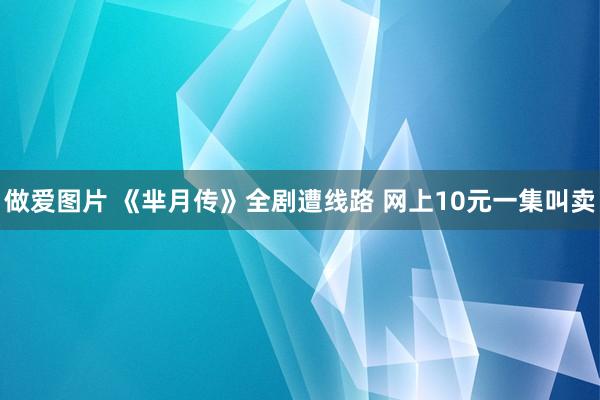 做爱图片 《芈月传》全剧遭线路 网上10元一集叫卖